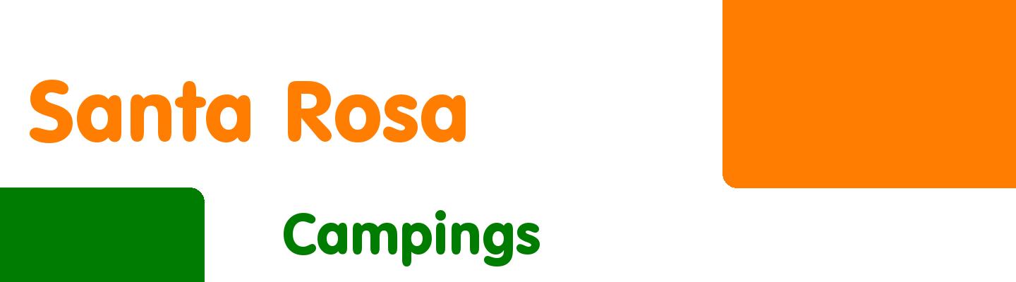 Best campings in Santa Rosa - Rating & Reviews